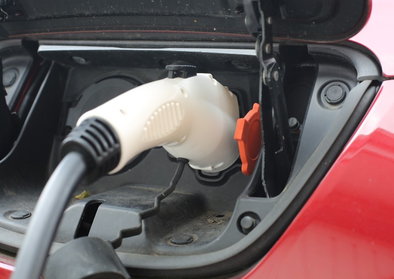 Electric Car Plug Charging