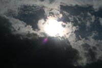 Sun and clouds