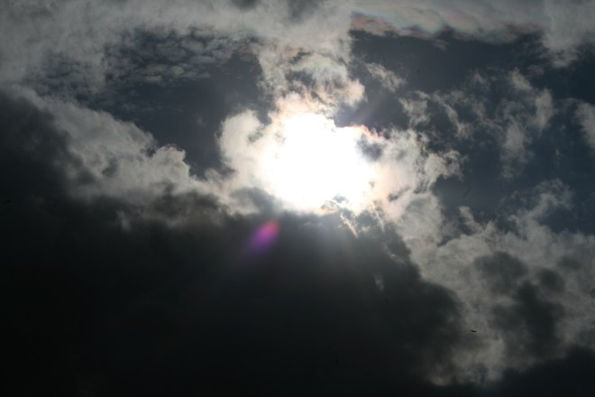 Sun and clouds