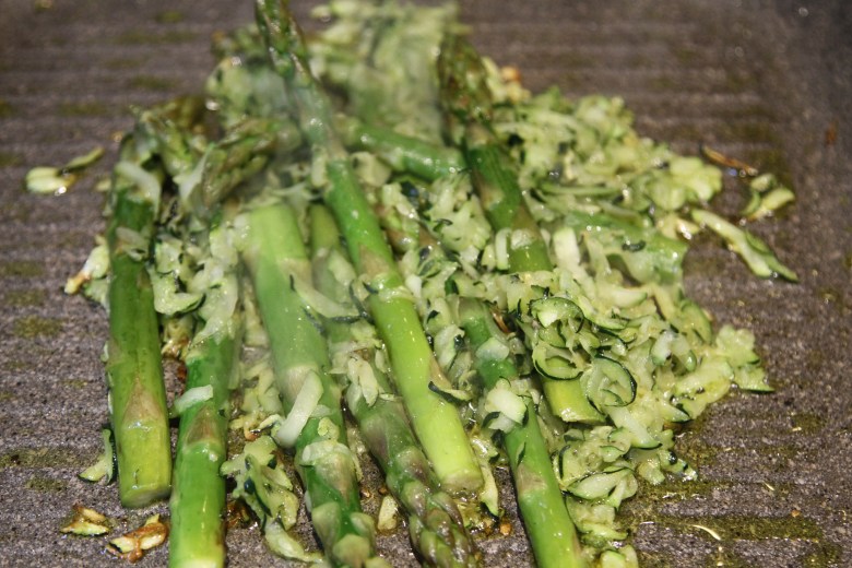Asparagus and Zucchini cooked