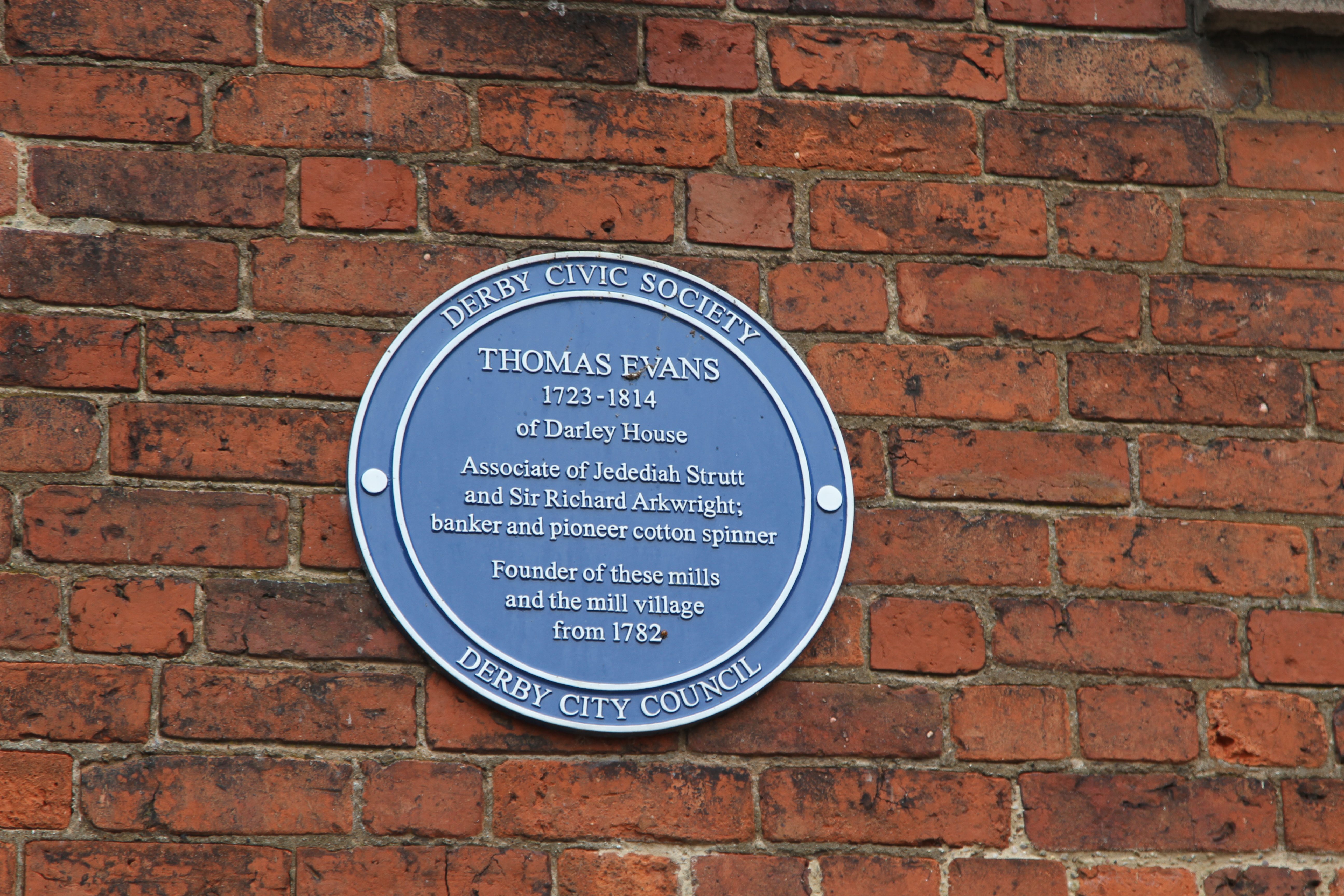 Thomas Evans Plaque