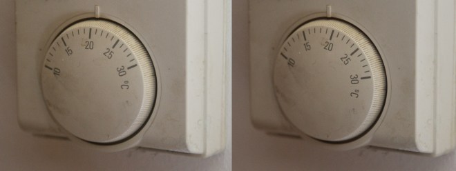 Thermostat temperature reduction