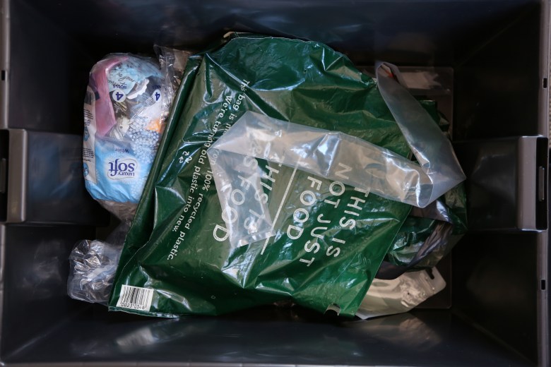 Plastic shopping bags