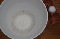 Bowl with flour