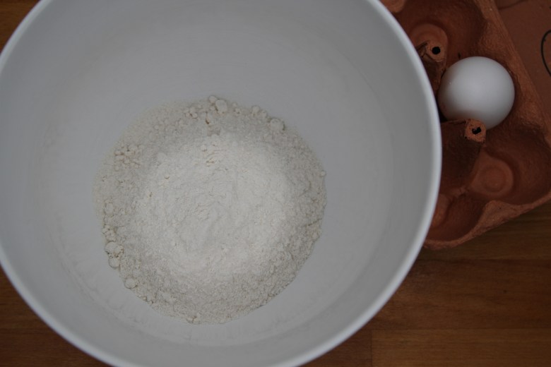 Bowl with flour