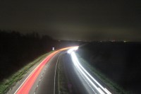 Road at night